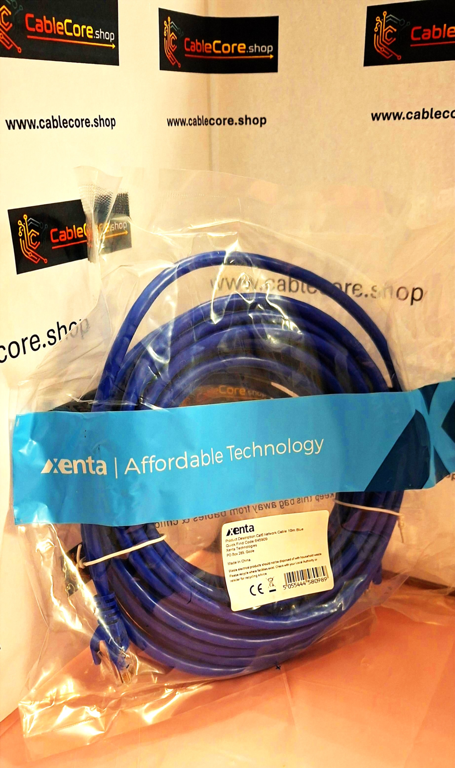 Xenta Cat 6 High-Performance RJ45 Ethernet Patch Cable – 2 Meter